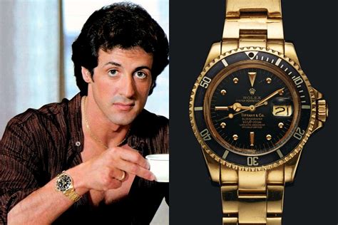 Sylvester Stallone watches